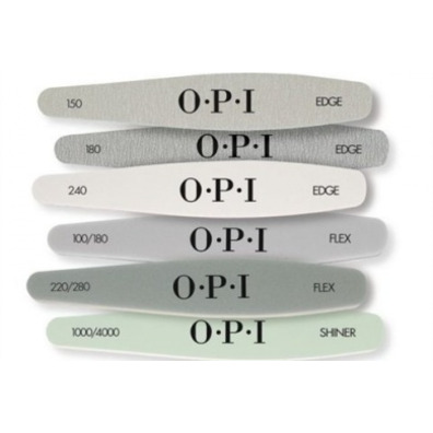 Limas de uñas profesionales Opi. Pack de 6 unidades