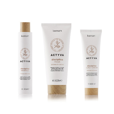 Kemon Pack Actyva Disciplina Curly Cream