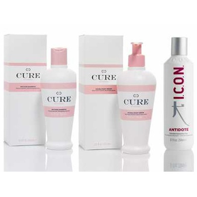 PACK ICON CURE SHAMPOO, DOBLE BODY SERUM Y ANTIDOTE