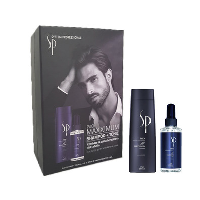 Pack Wella Sp Men Maxximum Shampoo + Tonic