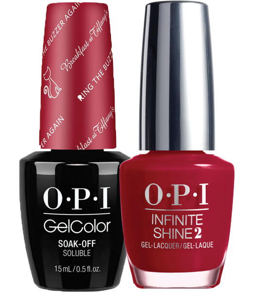 OPI DUO GEL COLOR INFINITE SHINE DE REGALO RING THE BUZZER AGAI
