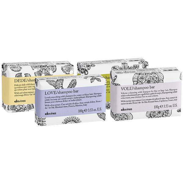 Davines Shampoo Bars Line de habones sólidos para el cuidado del cabello